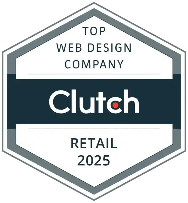Top Web Design Company Clutch Retail 2025 Award